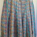 Vintage Boston Traders Shirt And Skirt Colorful Bandana Print 80s Size 8 Set