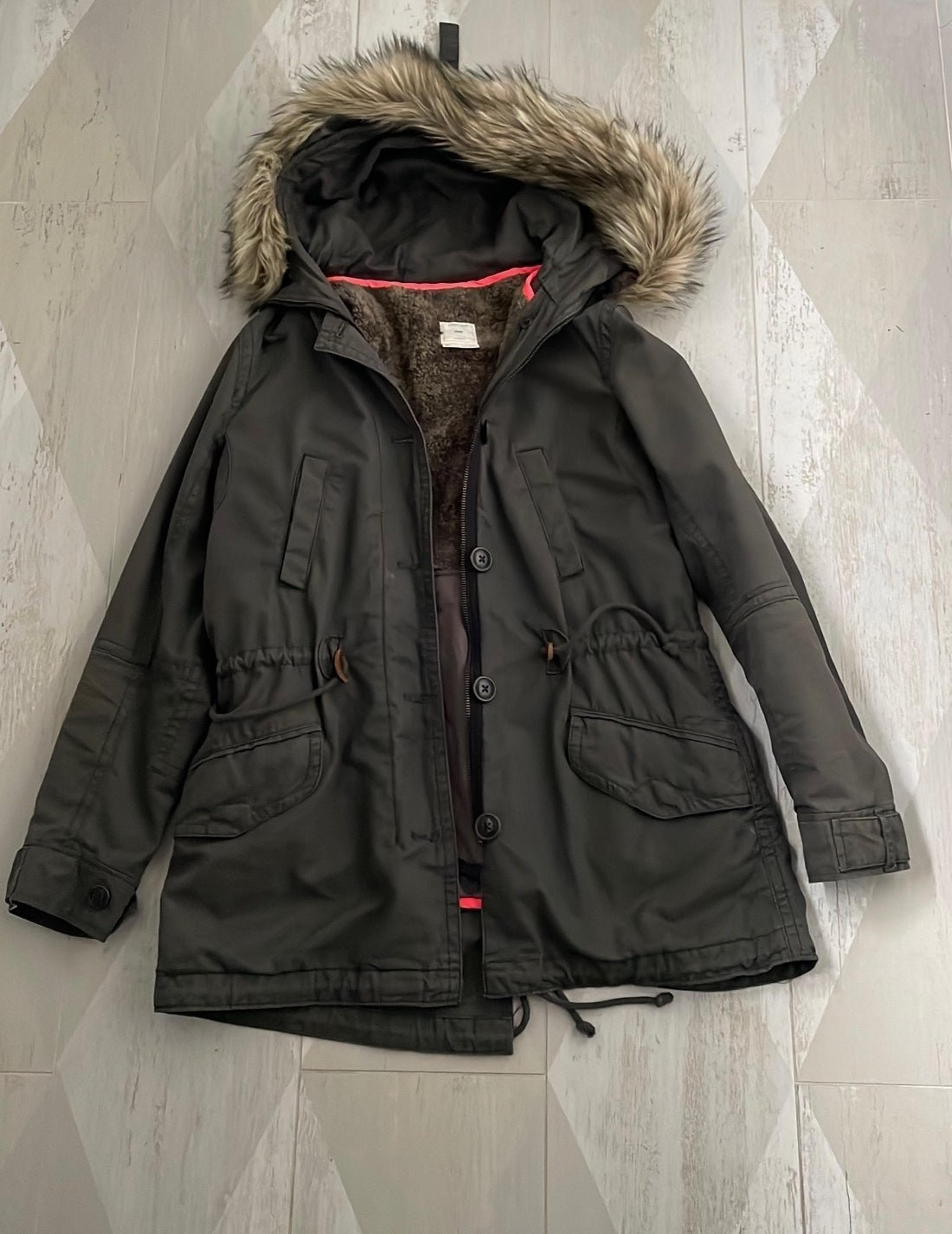Gap women’s parka jacket forest green