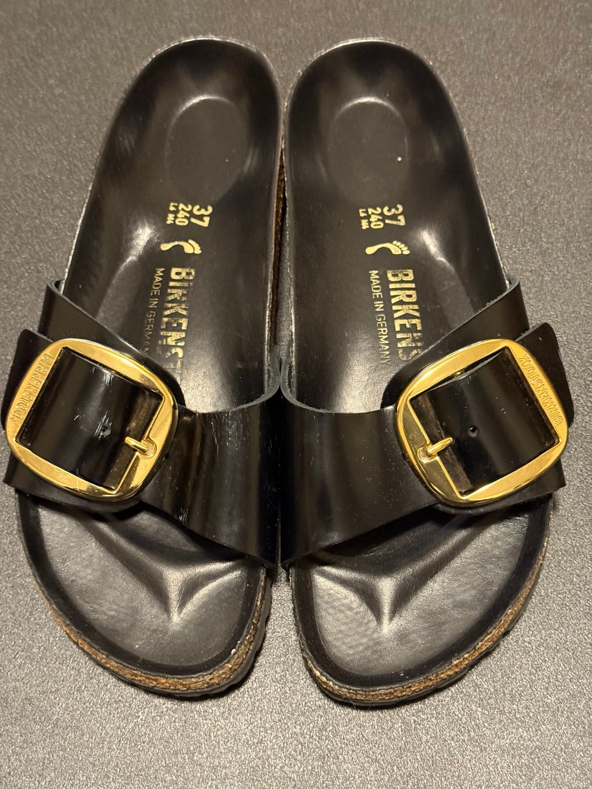 Birkenstock Madrid Big Buckle High Shine Sandals