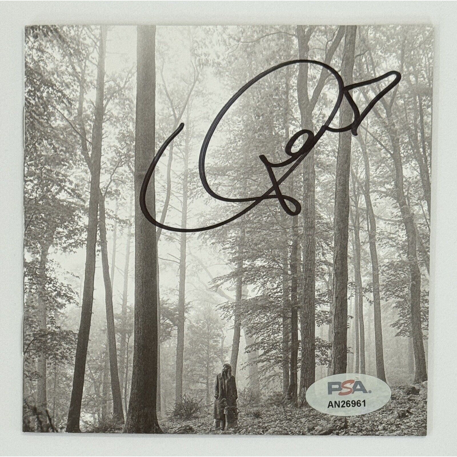 TAYLOR SWIFT Folklore CD & Signed HEART Autographed Cover