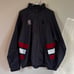 Men's Adidas Navy Blue and Red Jacket with Roll Up Hood. Size M