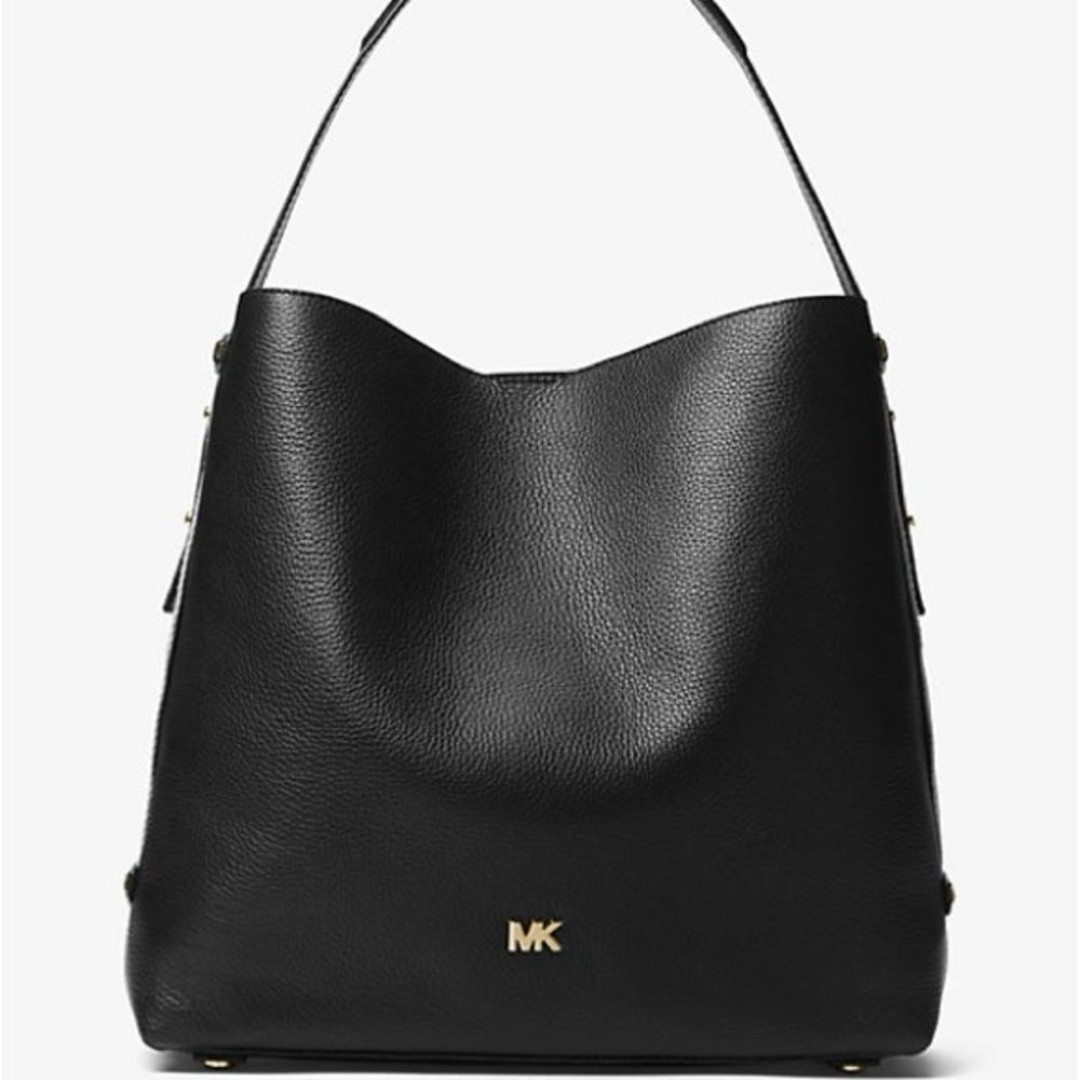 michael michael kors griffin large leather shoulder bag