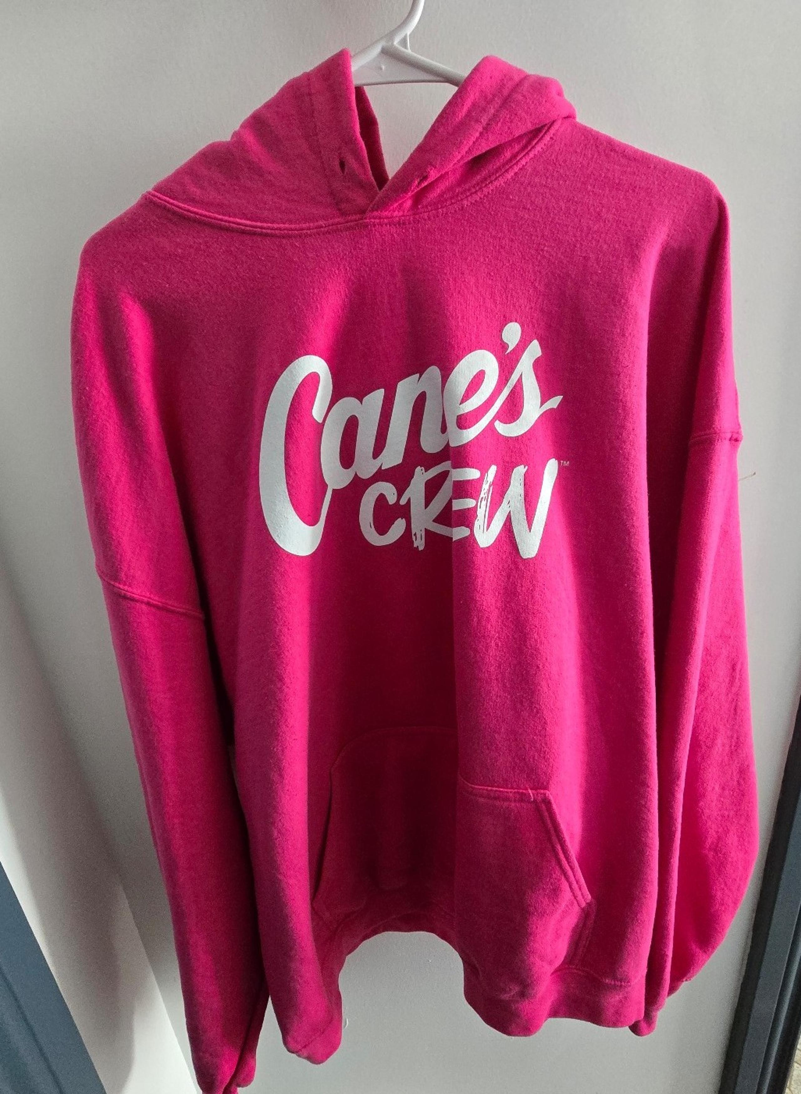 Raising Canes Work Hoodie and Crewneck Sweater Pink 2XL