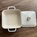 Le Creuset San Francisco Stoneware Square Covered Baker, 3-Qt.