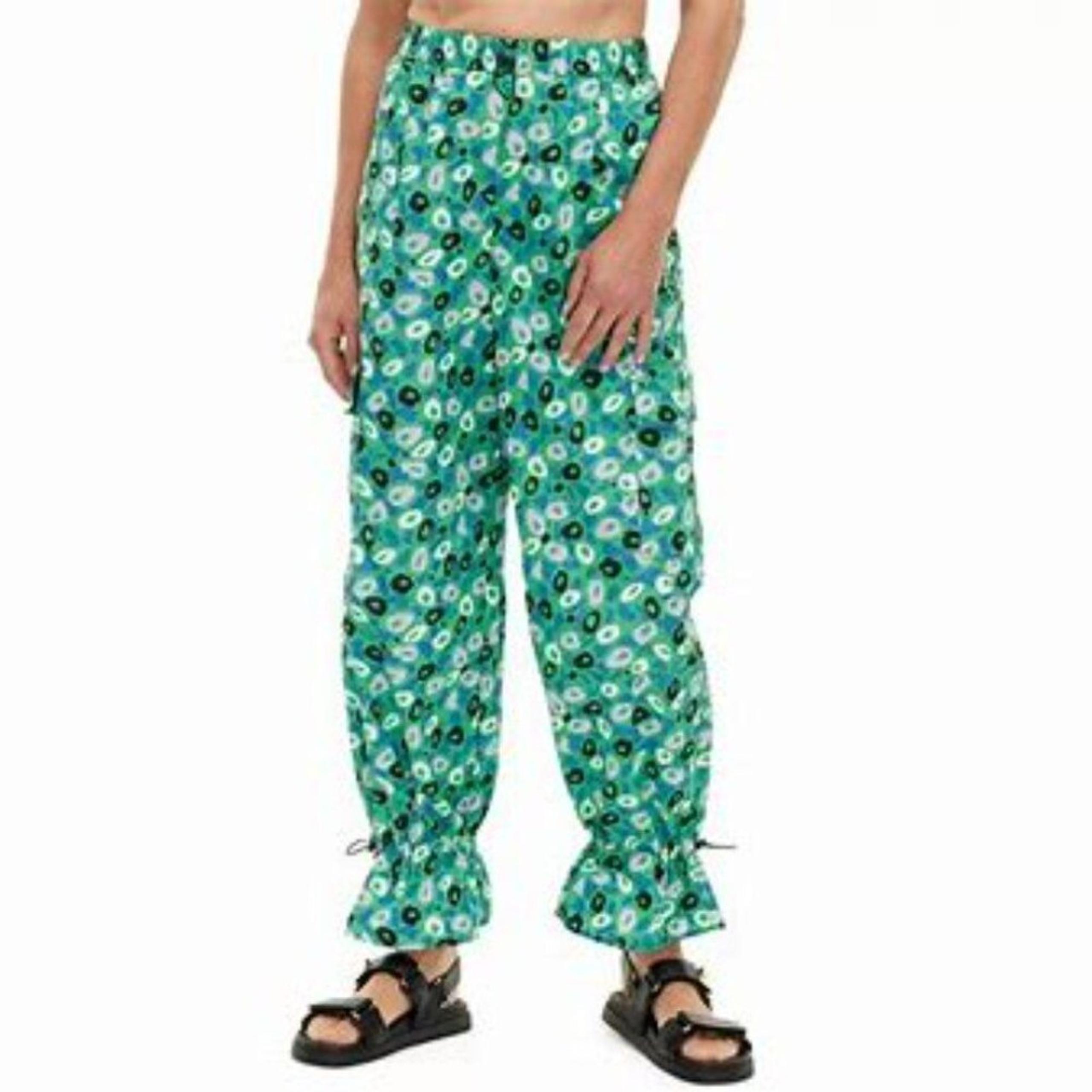 Target Women's Green Jazz Dot Nylon Jogger Cargo Pants NWT - Diane von Furstenberg