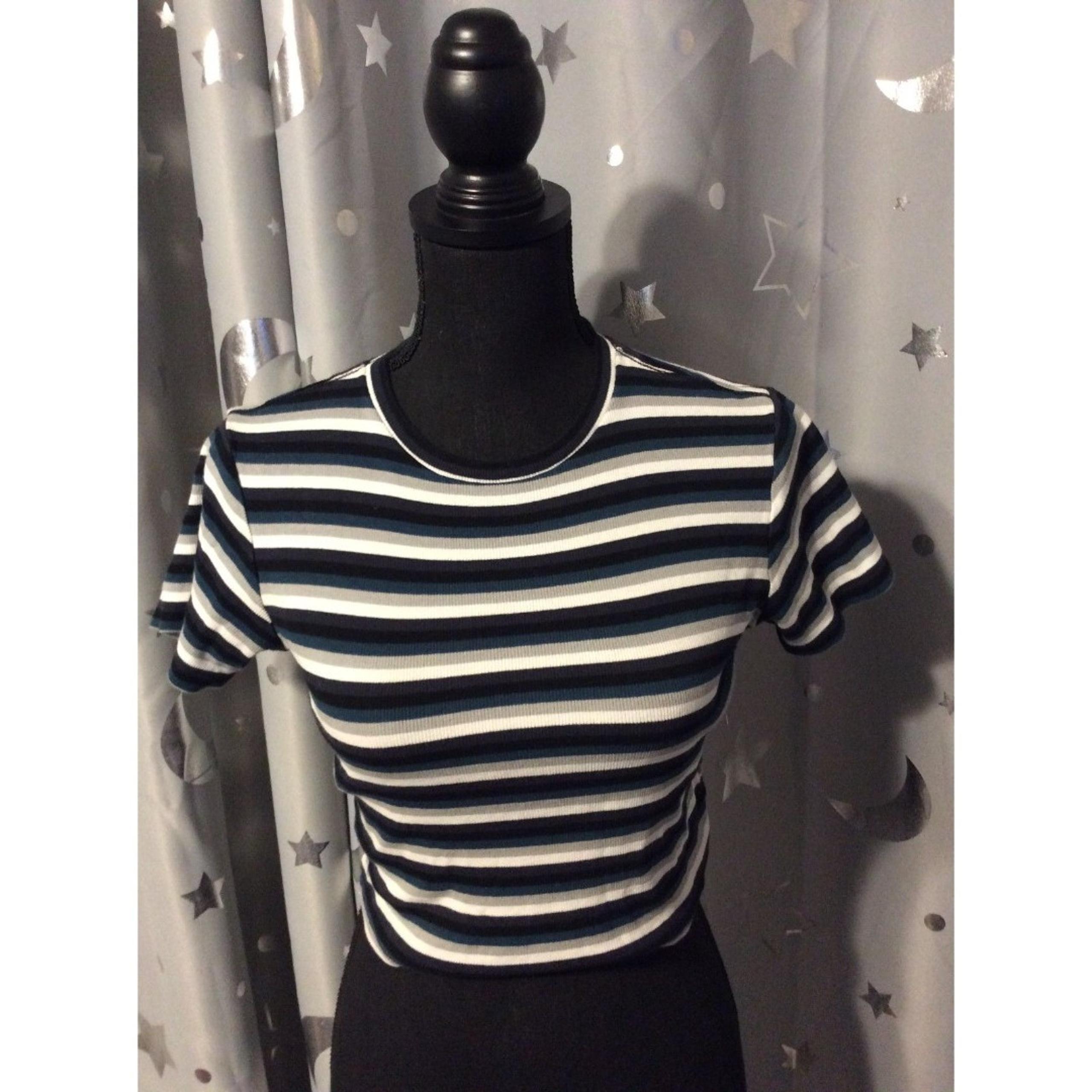 Dickies Ribbed Crop Top Size Medium Womens Short sleeve