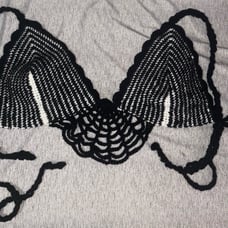 Handmade Crochet Cobweb Bralette