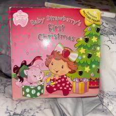 baby strawberry first christmas