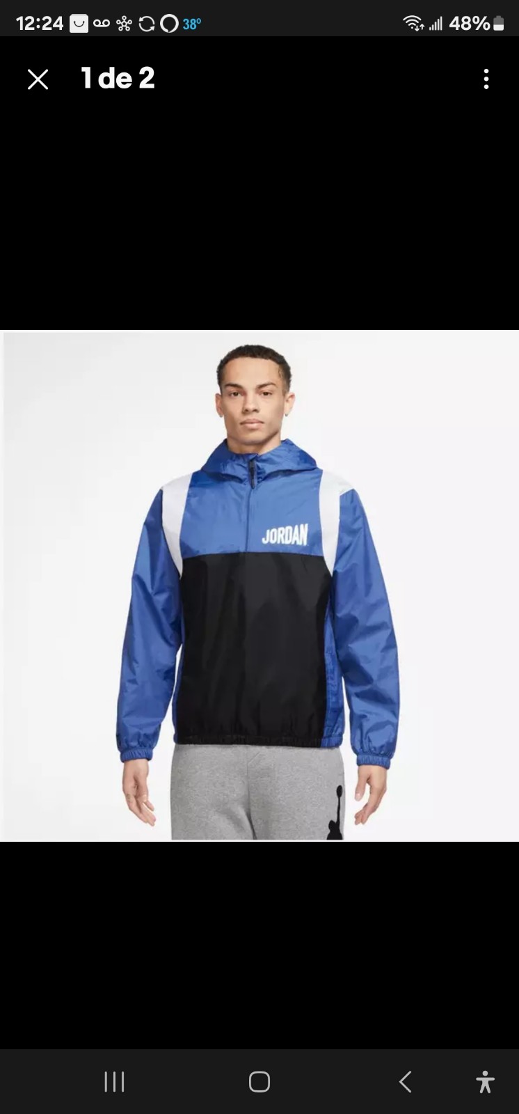 Jordan Flight MVP HBR Hooded Woven Jacket XL