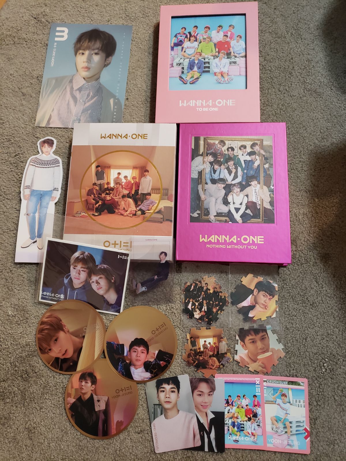 WANNA ONE ALBUMS, PHOTOCARDS AND POSTER