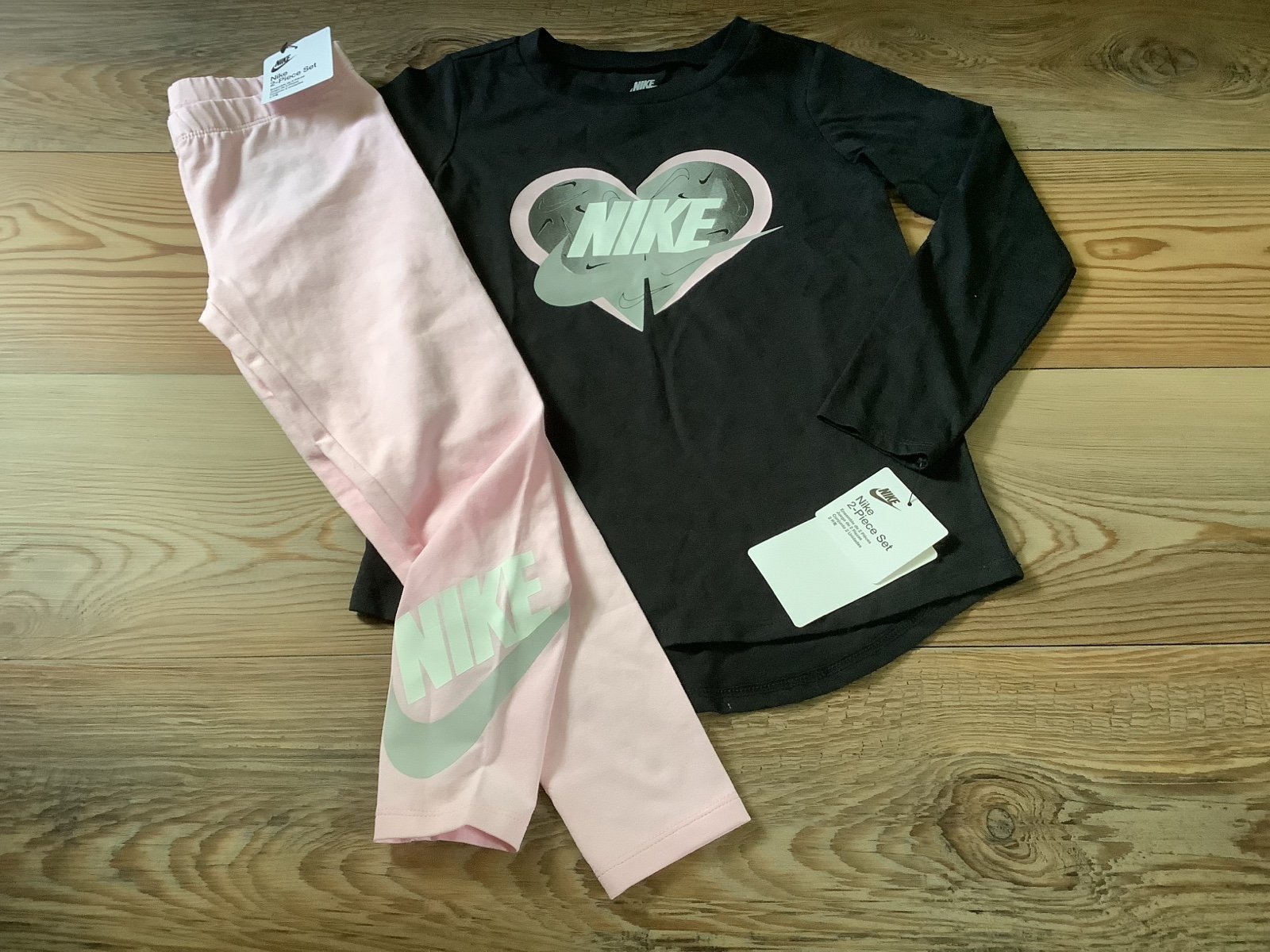 Nike girls l /s tshirt & leggings set size 6(NWT)~PRICE IS FIRM~