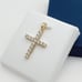 14K Gold Plated Cubic Zircon Pendant, INUS1BR008