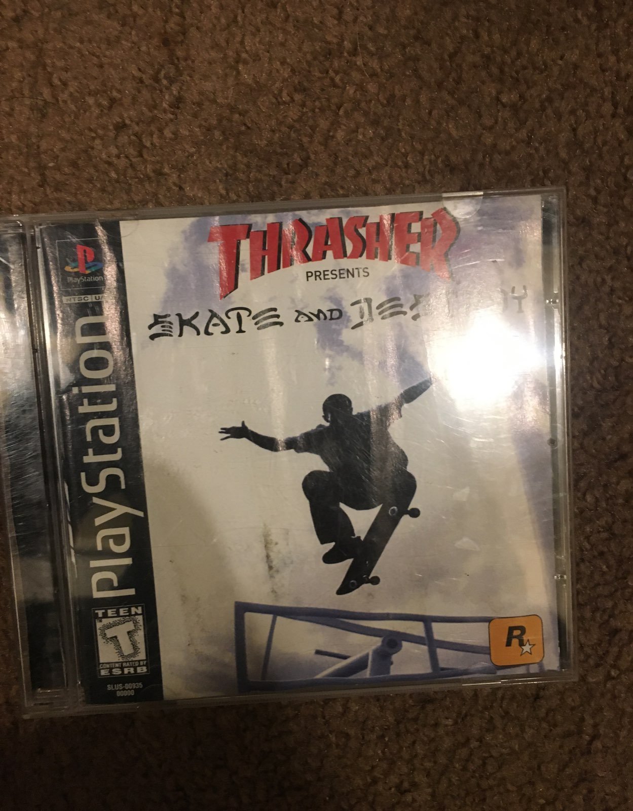 PS1 thrasher skate and destroy