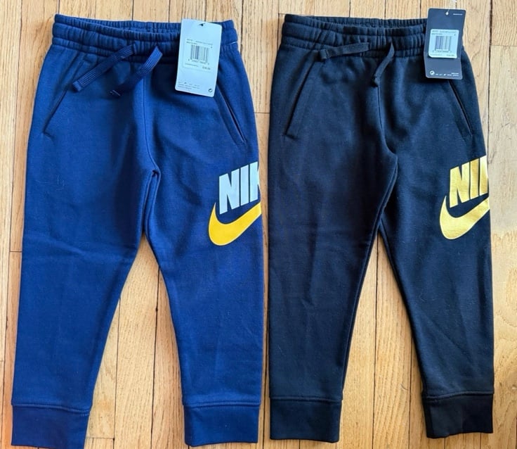 Nike boys size 3/4 sweatpants new