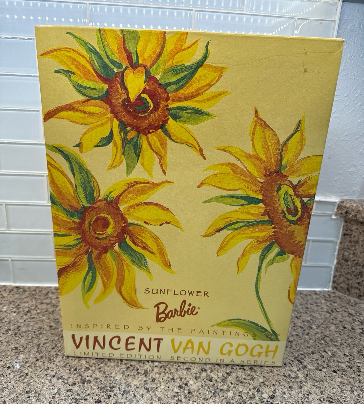 Vincent Van Gogh sunflower barbie doll