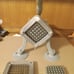 Restaurant Quality French Fry Cutter with Suction Cup Base 2 Sets of Blades