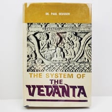System of Vedanta Dr Deussen Sankara VTG 1977 Hardcover Book Motilal Banarsidass