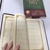 KJV KING JAMES SLIMLINE Family BIBLE 1999 NELSON Burgundy Leather w Maps