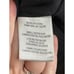 Helmut Lang Black Light Grey/ Black Half Sleeves Fitted Criss-Cross Dress Size 2