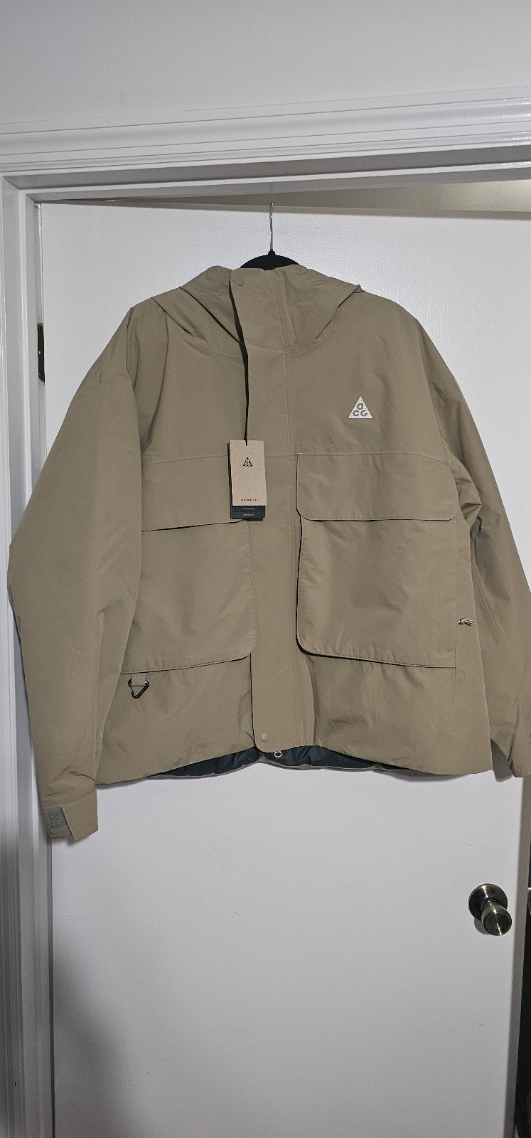Nike ACG PrimaLoft Skull Peak Storm-FIT Jacket Khaki FV8681-247 Men Size XL NWT