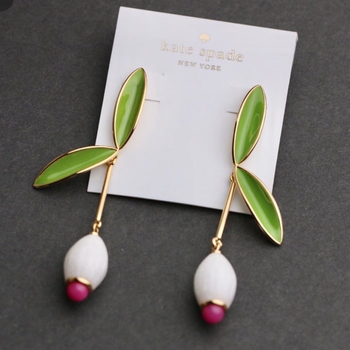 Kate Spade Leaf and Fruit Earrings