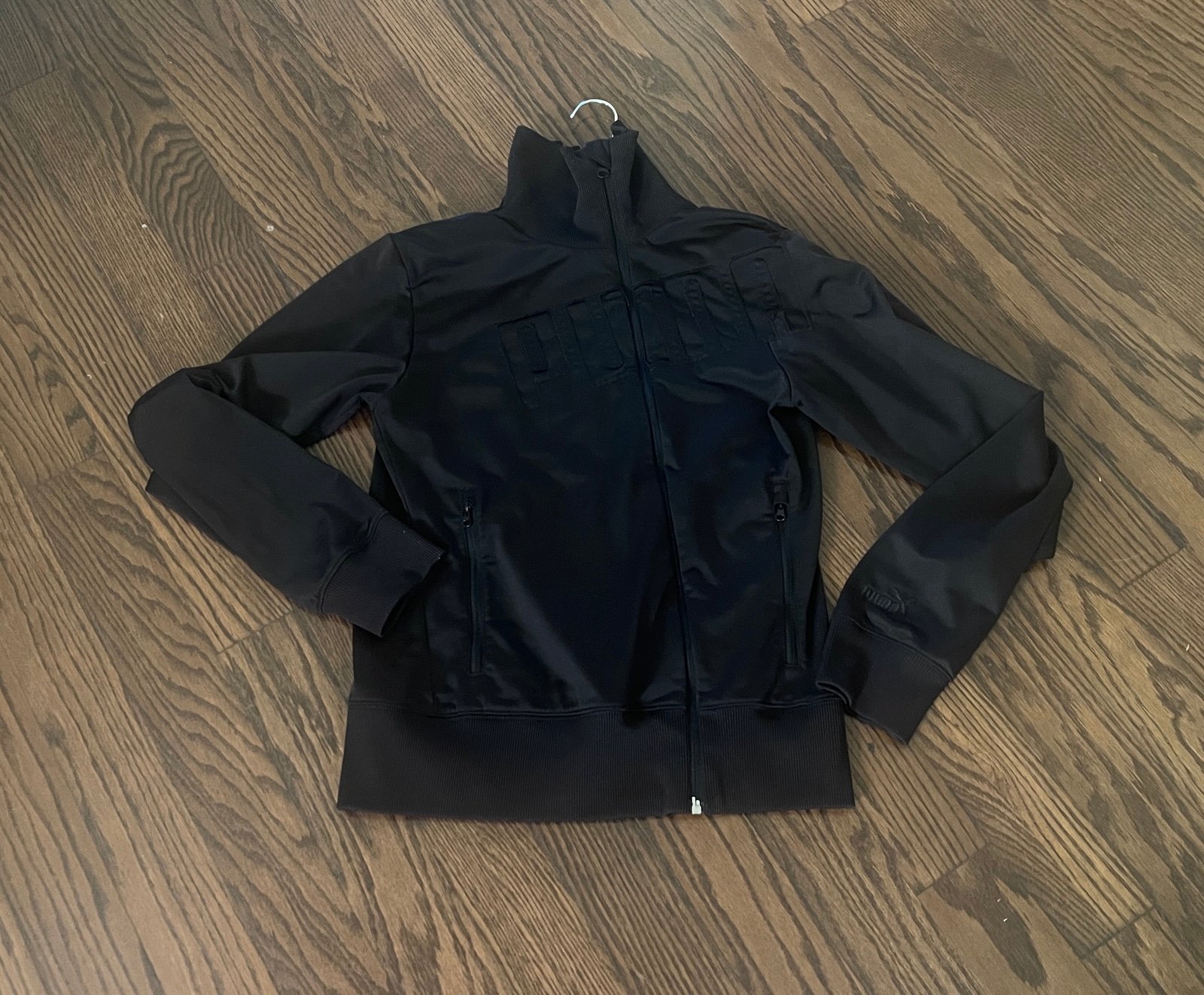 Black puma zip up xl