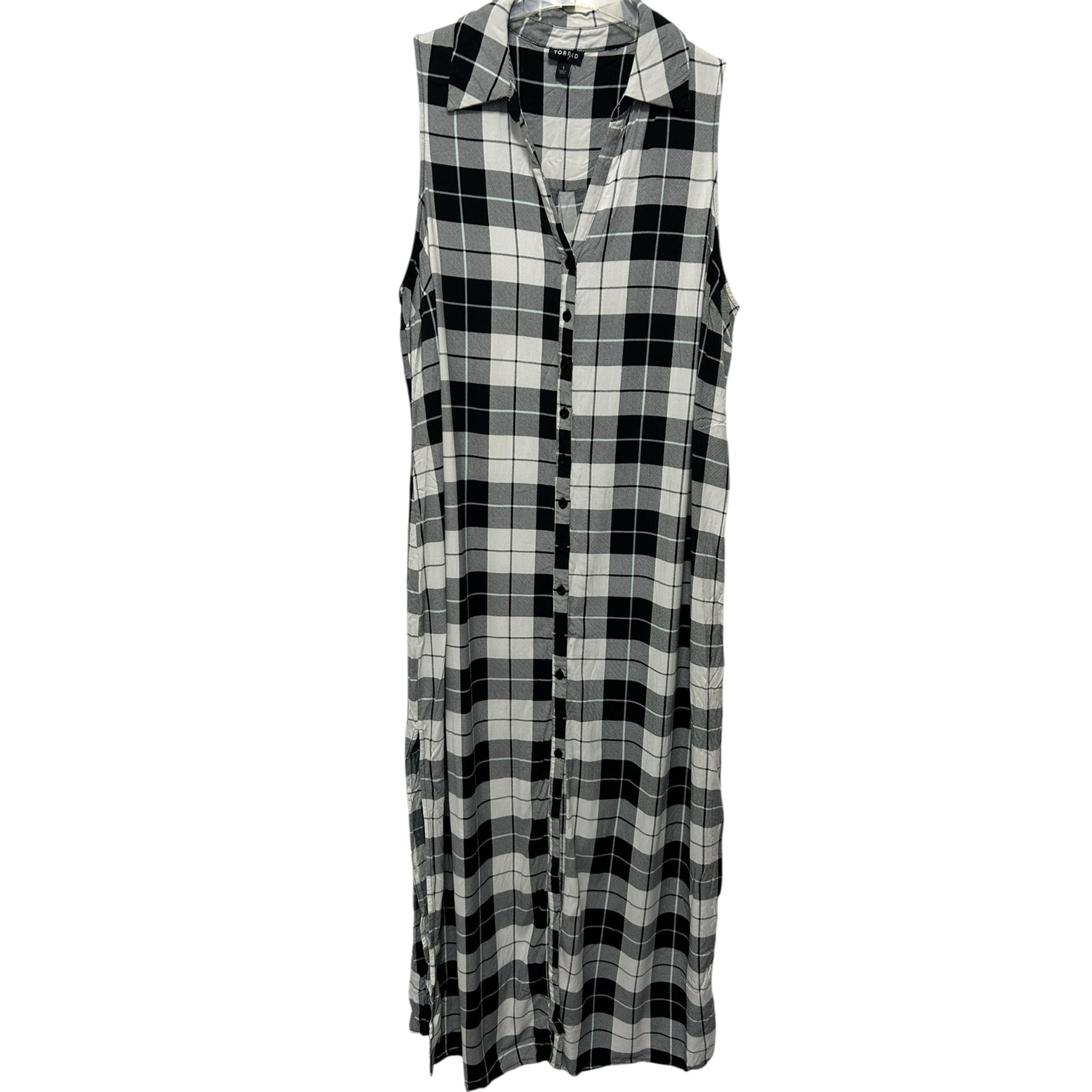 Torrid plaid midi dress 1X