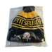 Pittsburgh Steelers AFC NFL Knit Beanie Hat With Pom Black & Yellow New Era