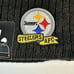 Pittsburgh Steelers AFC NFL Knit Beanie Hat With Pom Black & Yellow New Era
