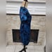 Draper James teal and blue Cutout Floral Aline short sleeve Dress Size 2 new!!