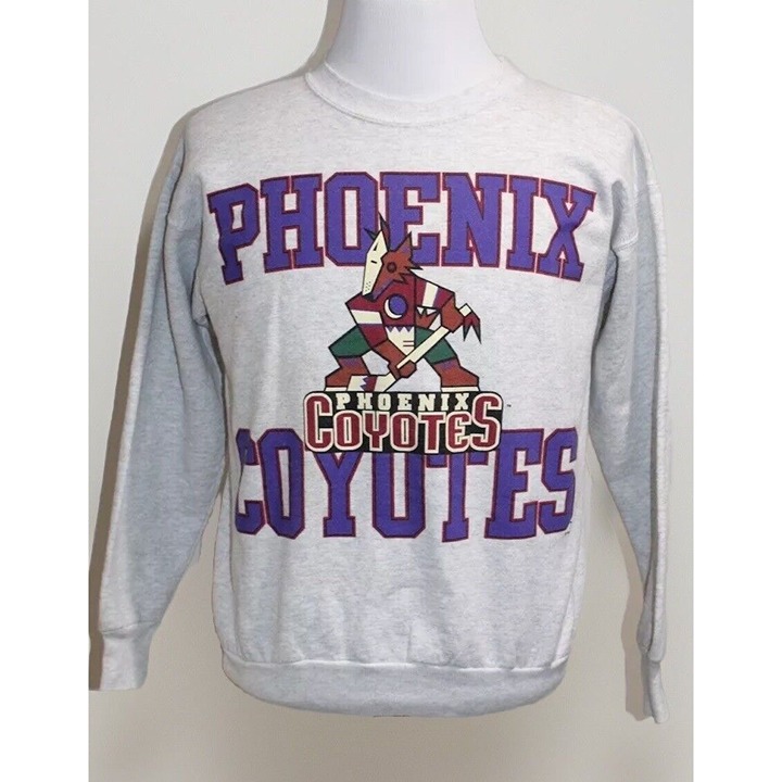 RARE Vintage Arizona Phoenix Coyotes Sweatshirt M 1990's y2k Hanes Made in USA