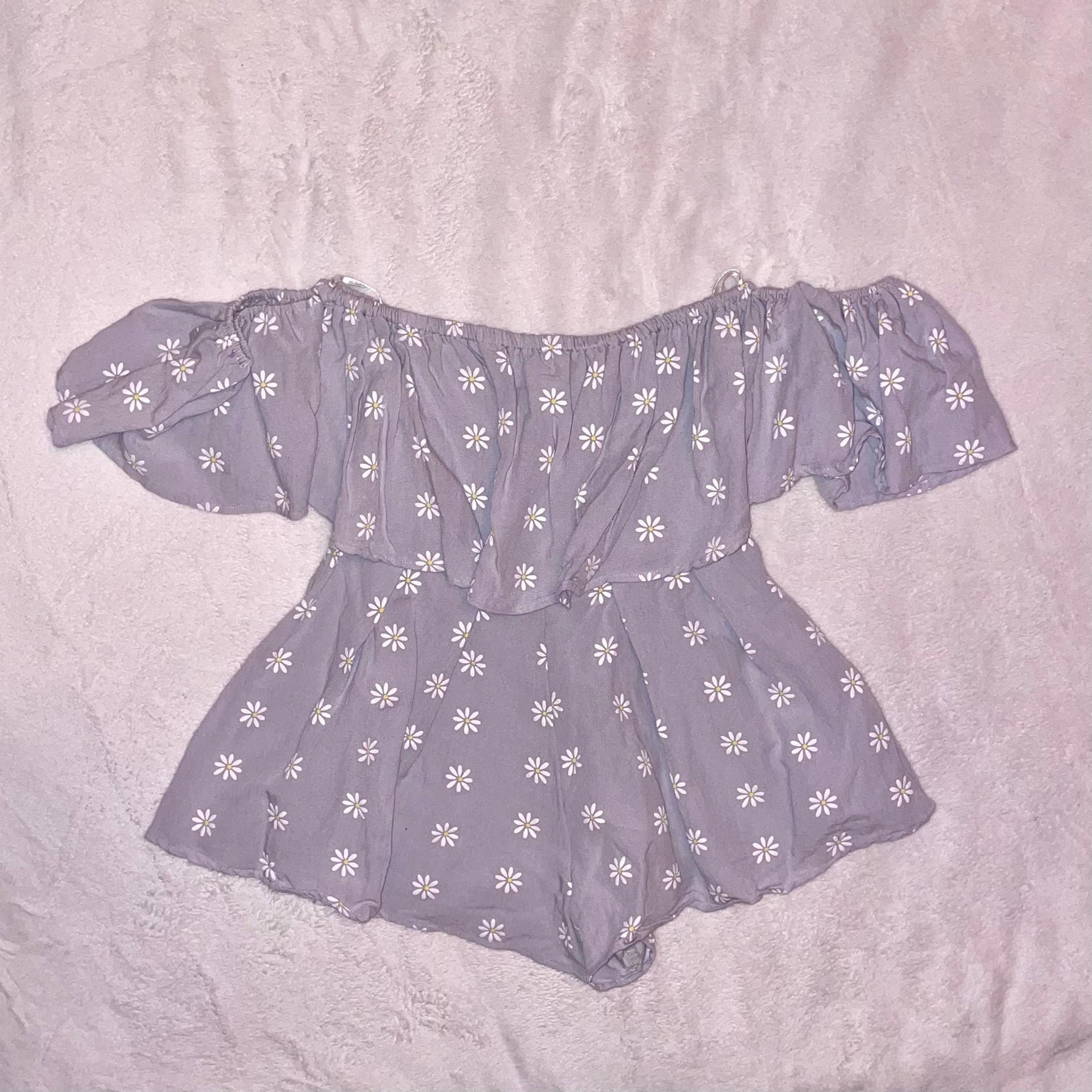 Womens Etiquette Boutique Floral Strapless Romper size Medium