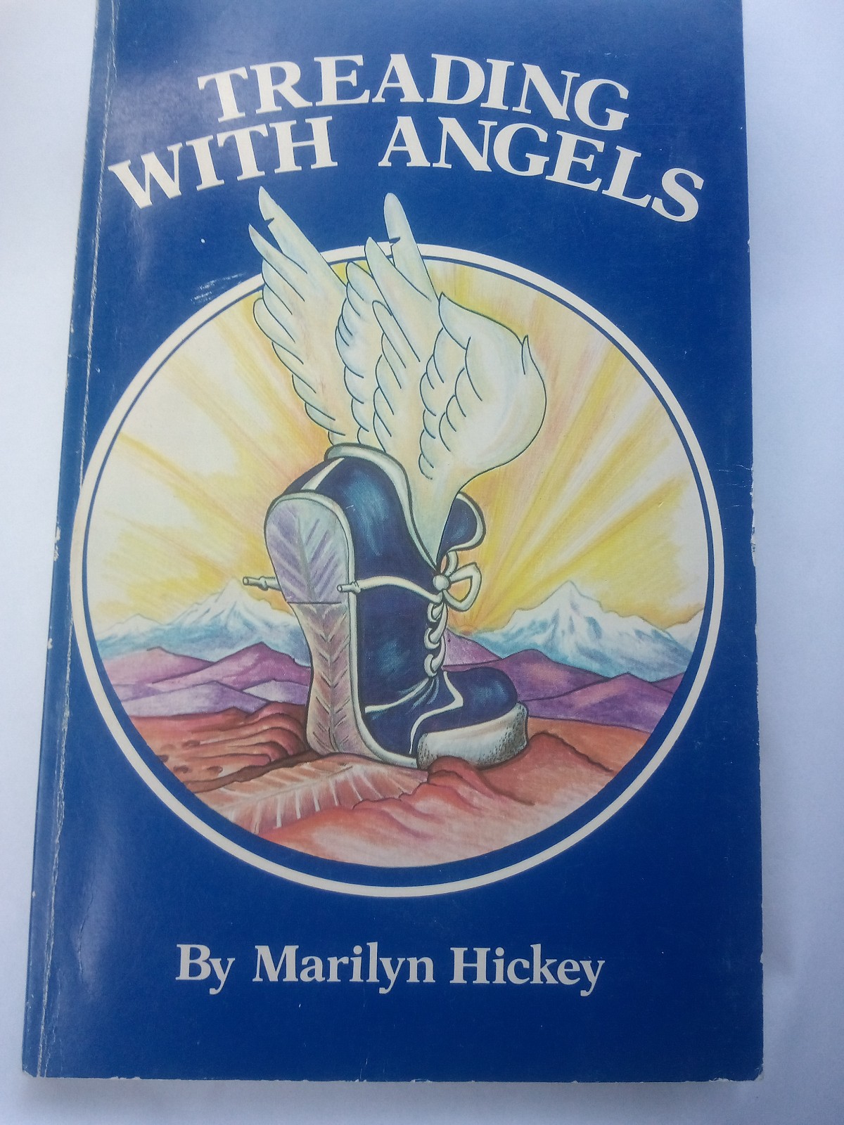 Treading with angels softback book used oop religion