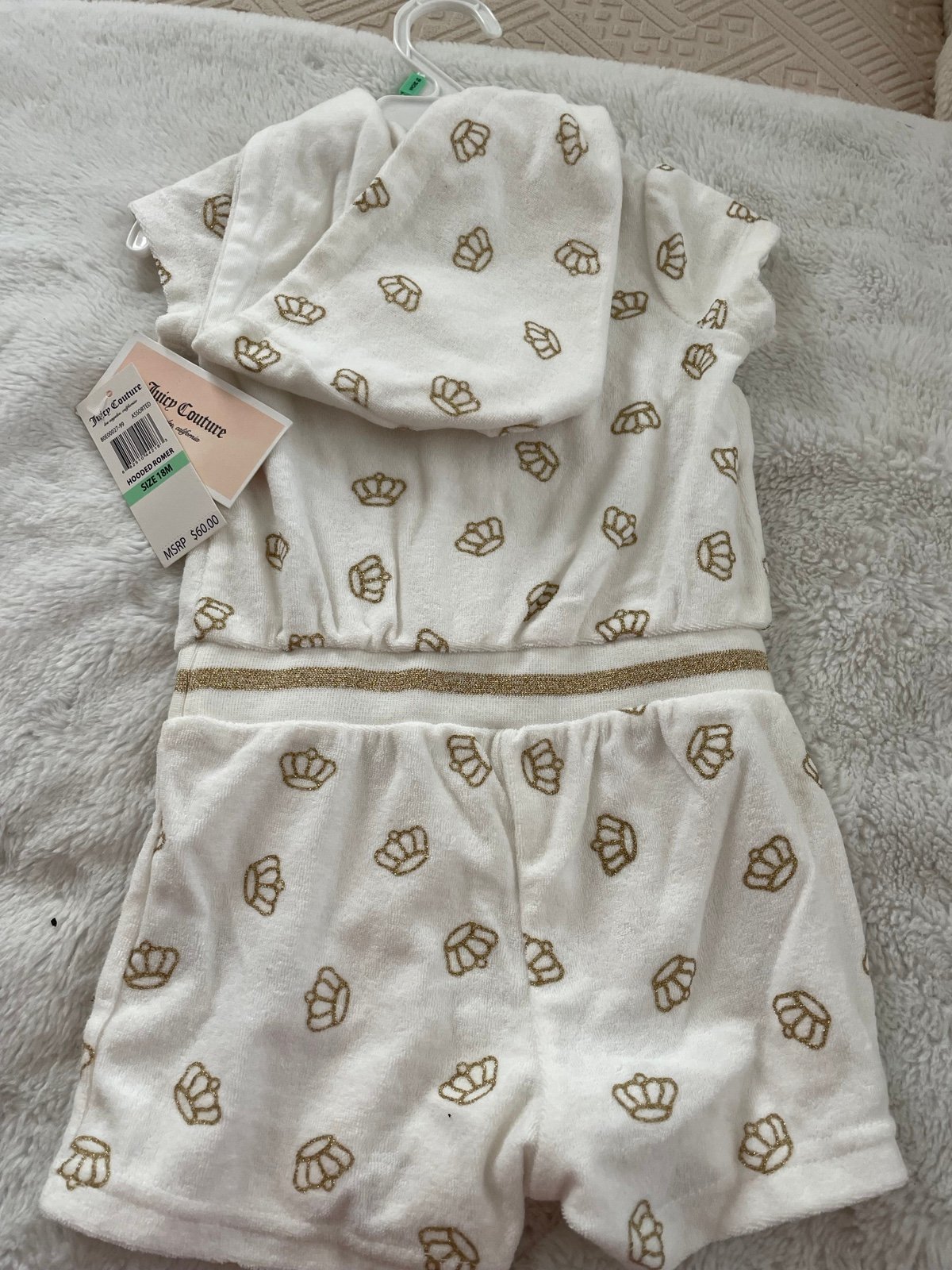 Juicy Couture romper for baby 18 months new
