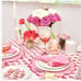 NEW HMA Decor Peony Pink Linen Placemats- Set of 4
