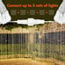 Twinkle Star 300 LED Curtain String Lights, 8 Modes Fairy Hanging Lights.