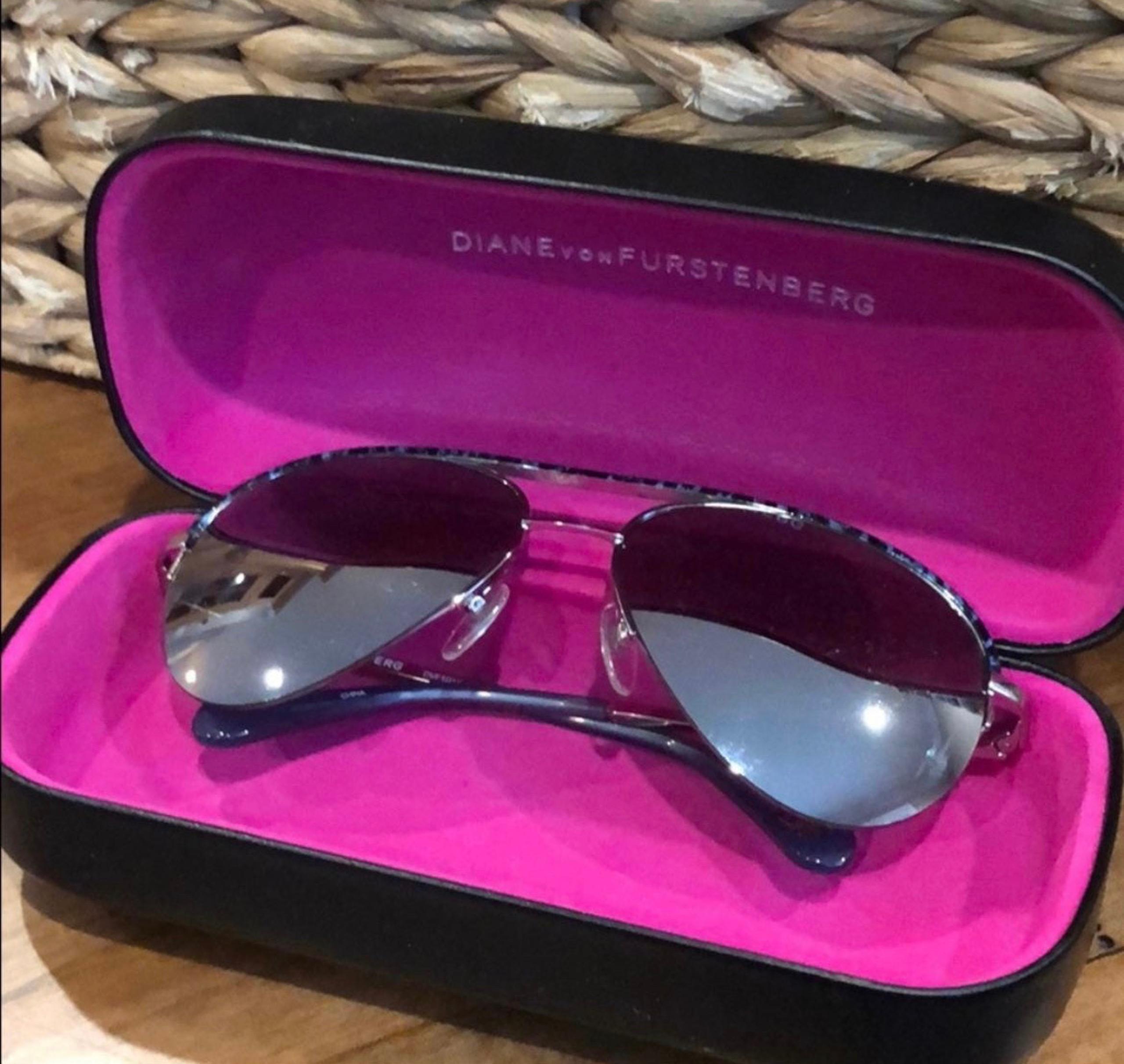 DVF Diane von furstenberg aviator sunglasses