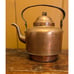 Early Antique 19th C Large Swedish Riveted Copper Gooseneck Tea Pot Kettle
