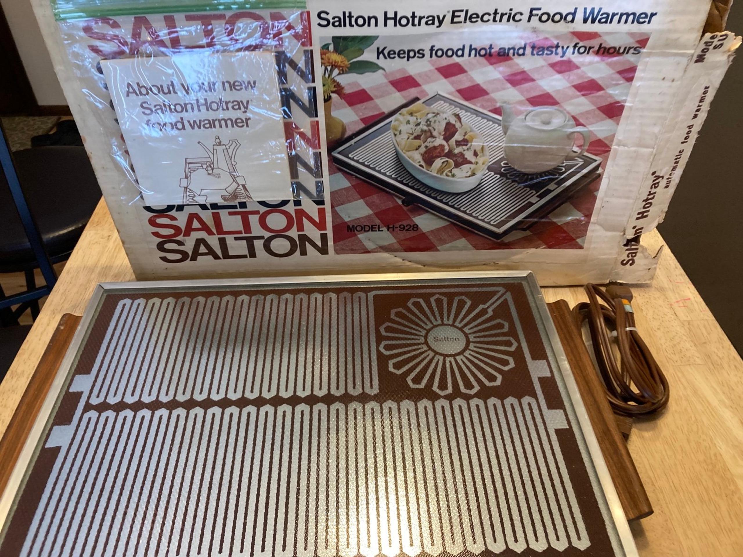 Salton Hotray Electric Food Warmer Model H-928