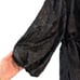 Mable Black Puff Sleeve Whimsical Goth Peplum Tunic Top Size S Withcy Wednesday