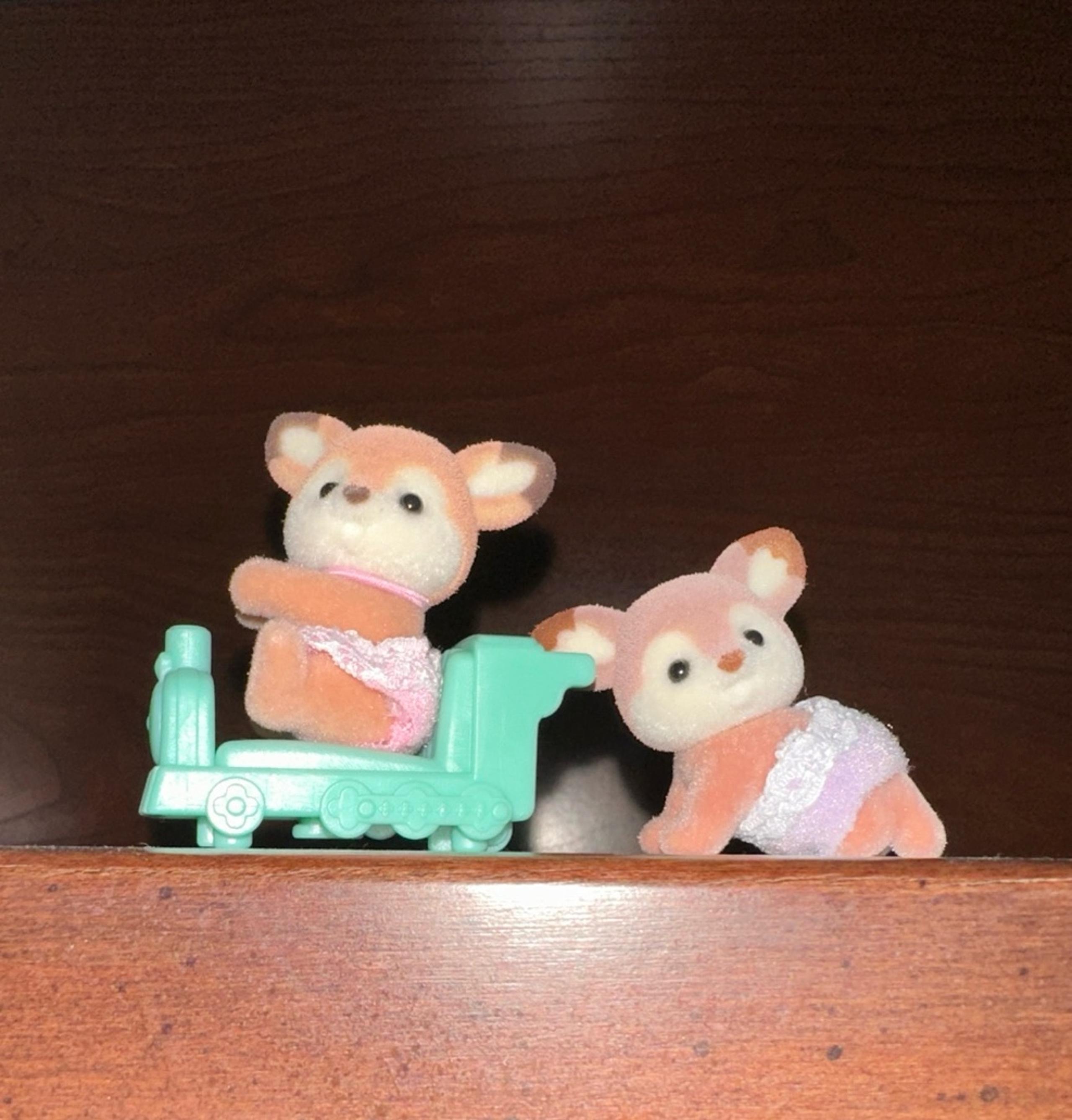 Calico Critters Deer Twins Figure Set