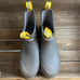 New Mens Xtratuf Gray Deck 6 In Ankle Chelsea Fishing Boots Waterproof Size 12