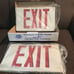 Exit sign