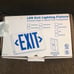 Exit sign