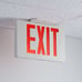 Exit sign