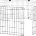 Metal Exercise Pet Play Pen for Dogs, Fence Pen, No Door, Extra Small, 60 x 24