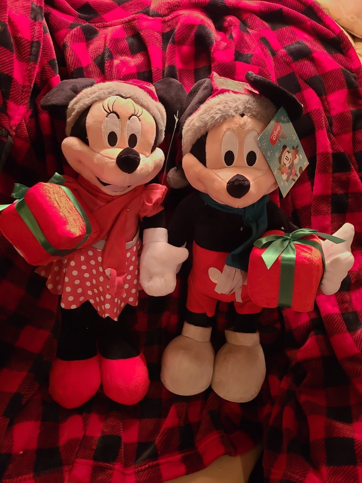 Disney Mickey & Minnie Mouse Christmas Holiday Door Porch Welcome Greeters 24