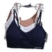 Nautica 3Pk Comfy Active Lounge Athletic Workout Bralettes Bras Plus Size 3X New