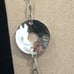 ROBERT LEE MORRIS Two Tone Hammered Sterling Silver Brass Modern Necklace