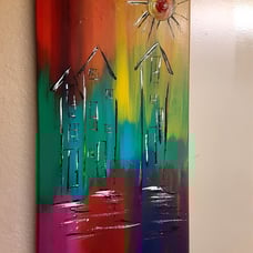 Minimalist art painting
